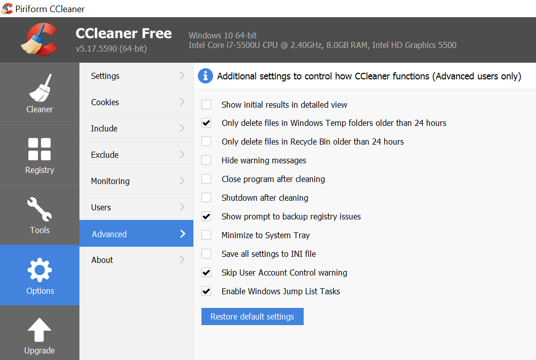 Ccleaner free version direct from piriform - Spyware get ccleaner to flow through pressure washer libras una 10