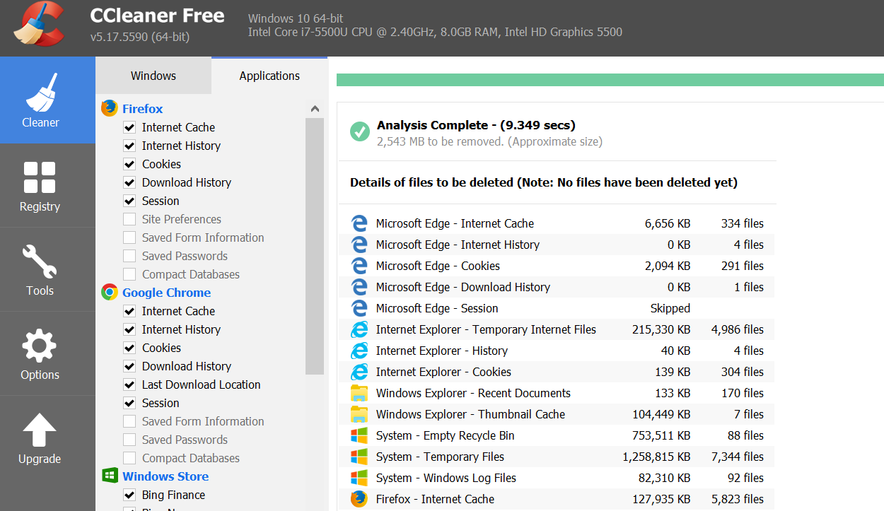 ccleaner download gratis per windows 10