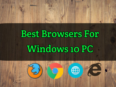 best windows 10 browsers